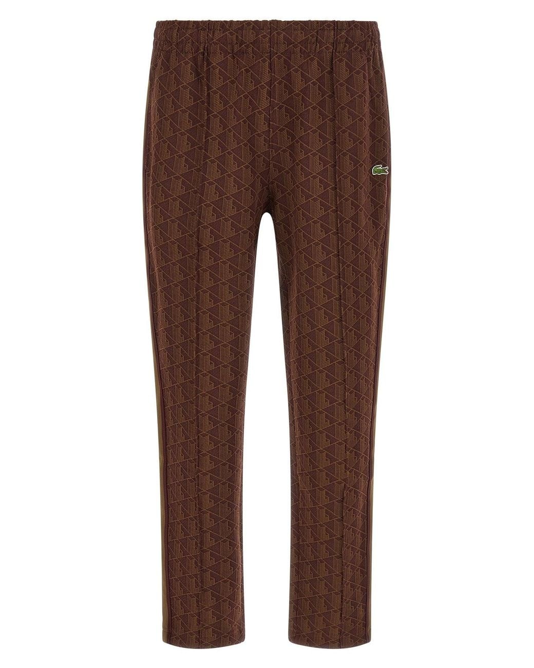 Lacoste Brown 'Paris' Jogging Trousers for men