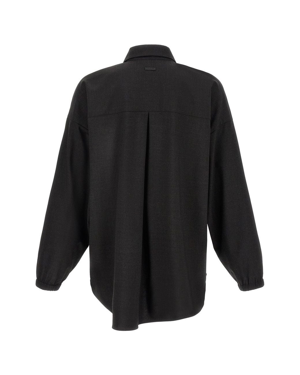 Fear Of God Black Melange Wool Shirt for men
