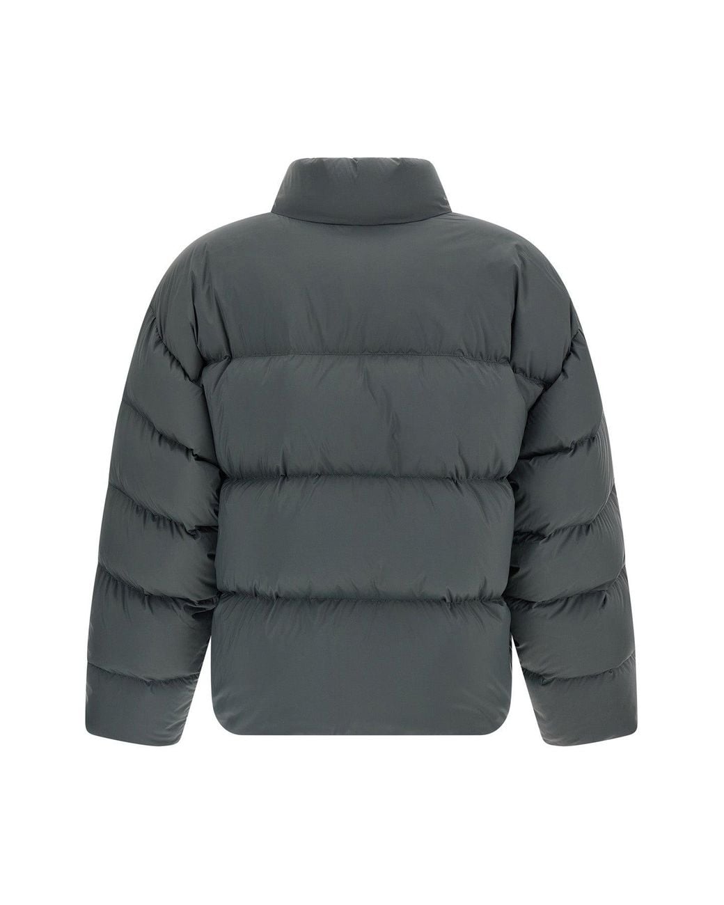 Balenciaga Gray Puffer Jacket 'Standard Puffer' for men