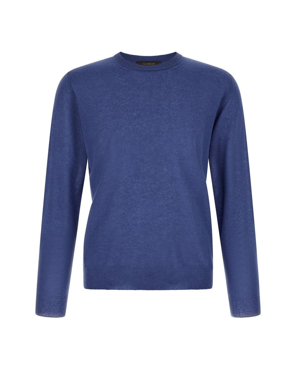 Zanone Blue Crewneck Sweater for men
