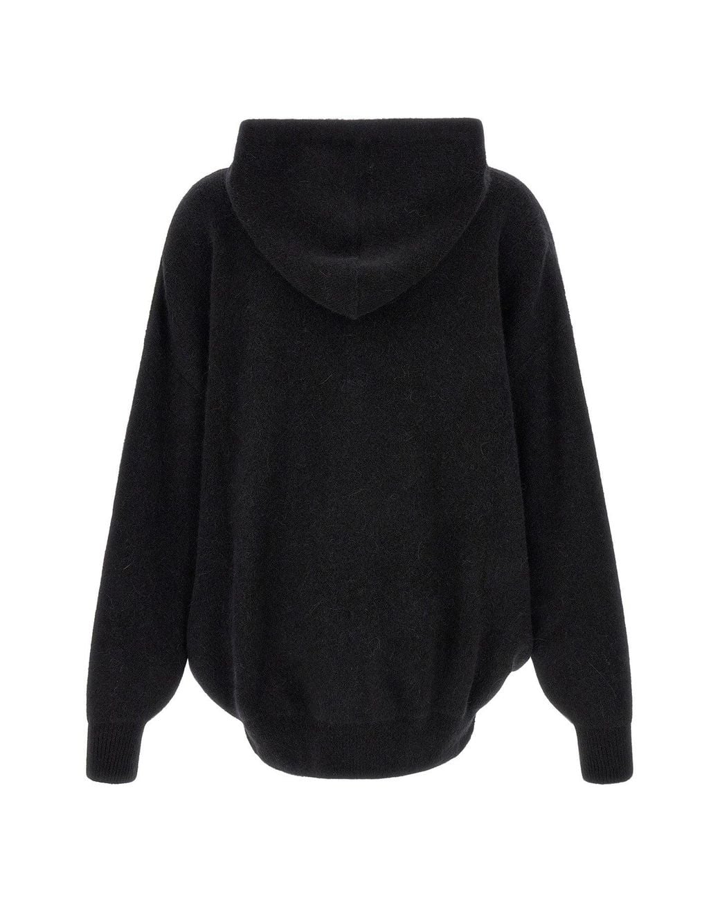 Rick Owens Blue Hoodie With Elongated Drawstrings for men