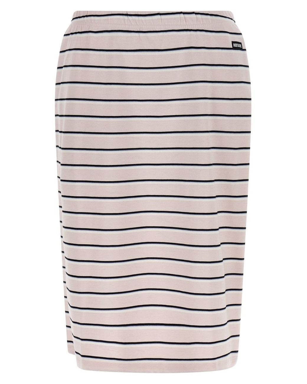 ROTATE BIRGER CHRISTENSEN Gray The 'Jersey Midi' Skirt