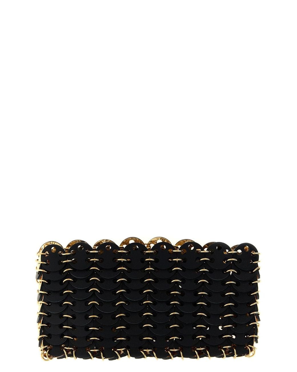 Rabanne Black Crossbody Bag '1969 Nano Flip'