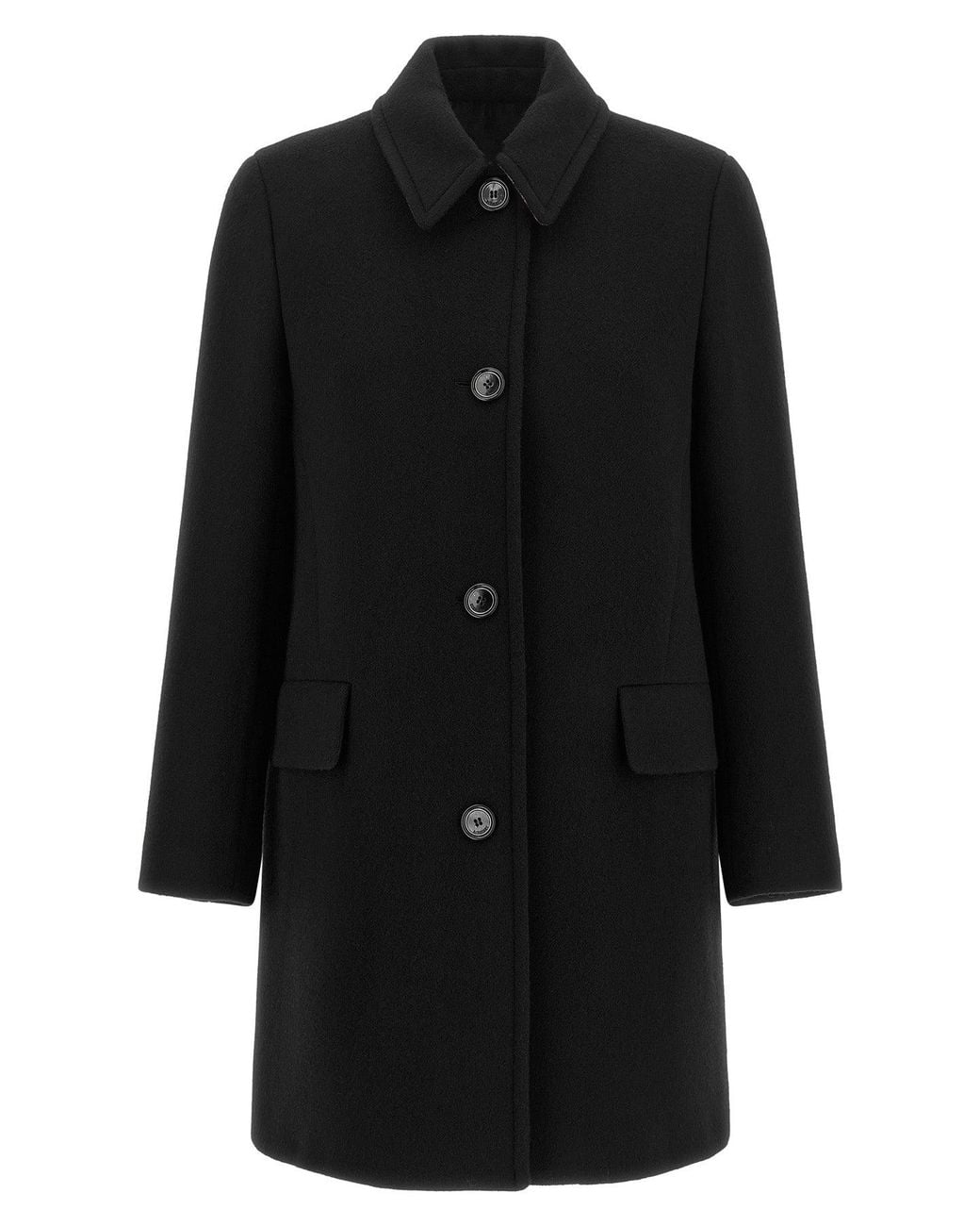 Burberry Black 'Gosford' Coat