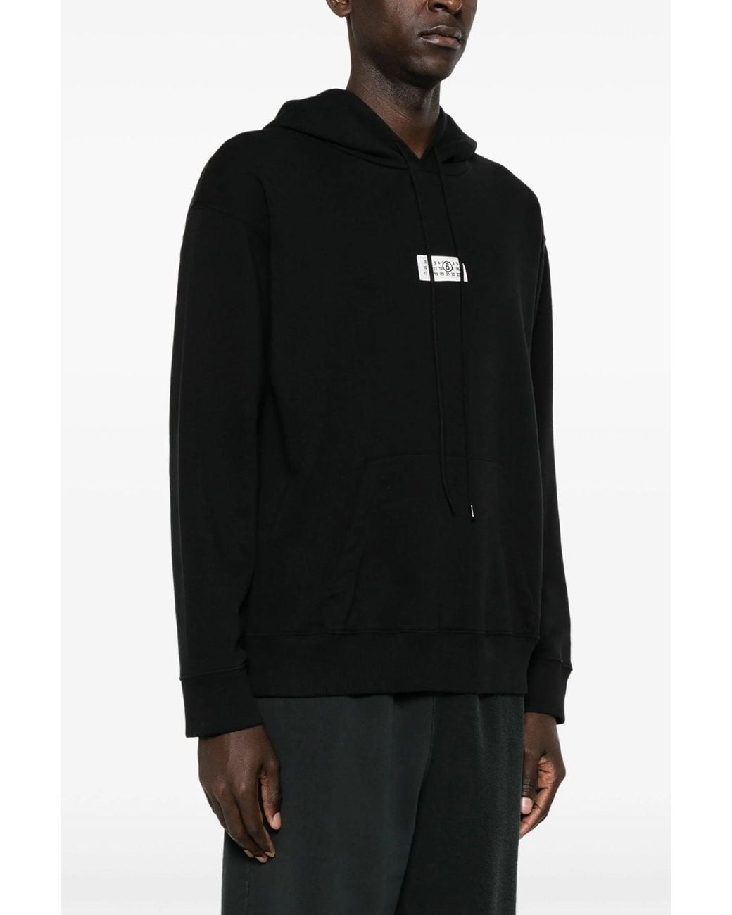 MM6 by Maison Margiela Blue Numeric Signature Mm6 Hoodie for men