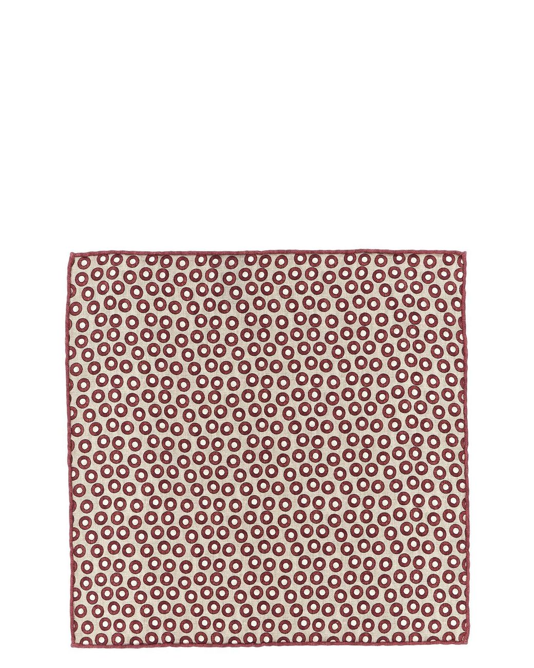 Brunello Cucinelli Red Polka Dot Pocket Clutch Bag for men