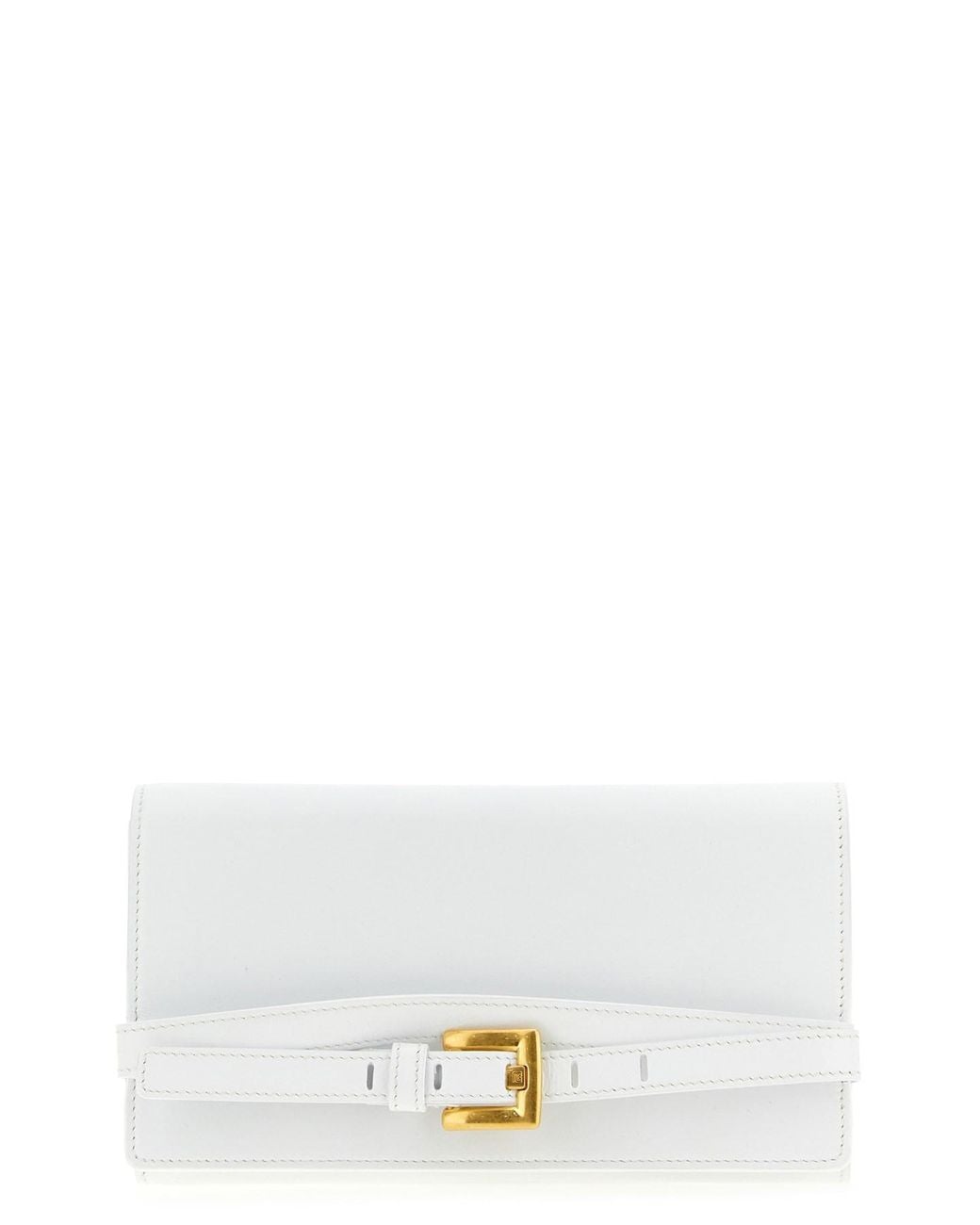 Balmain White 'shuffle' Wallet Chain