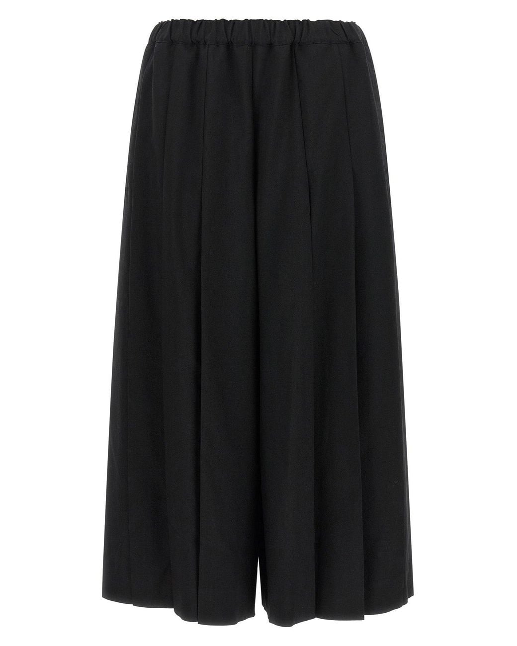 Comme des Garçons Black Sculptural Pleated Trousers