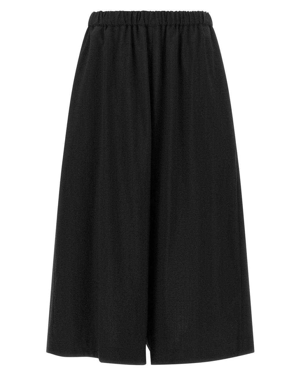 Comme des Garçons Black Wool Culotte Trousers