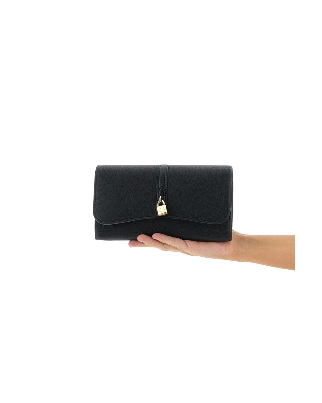 Stella McCartney Black 'Ryder' Wallet On Chain