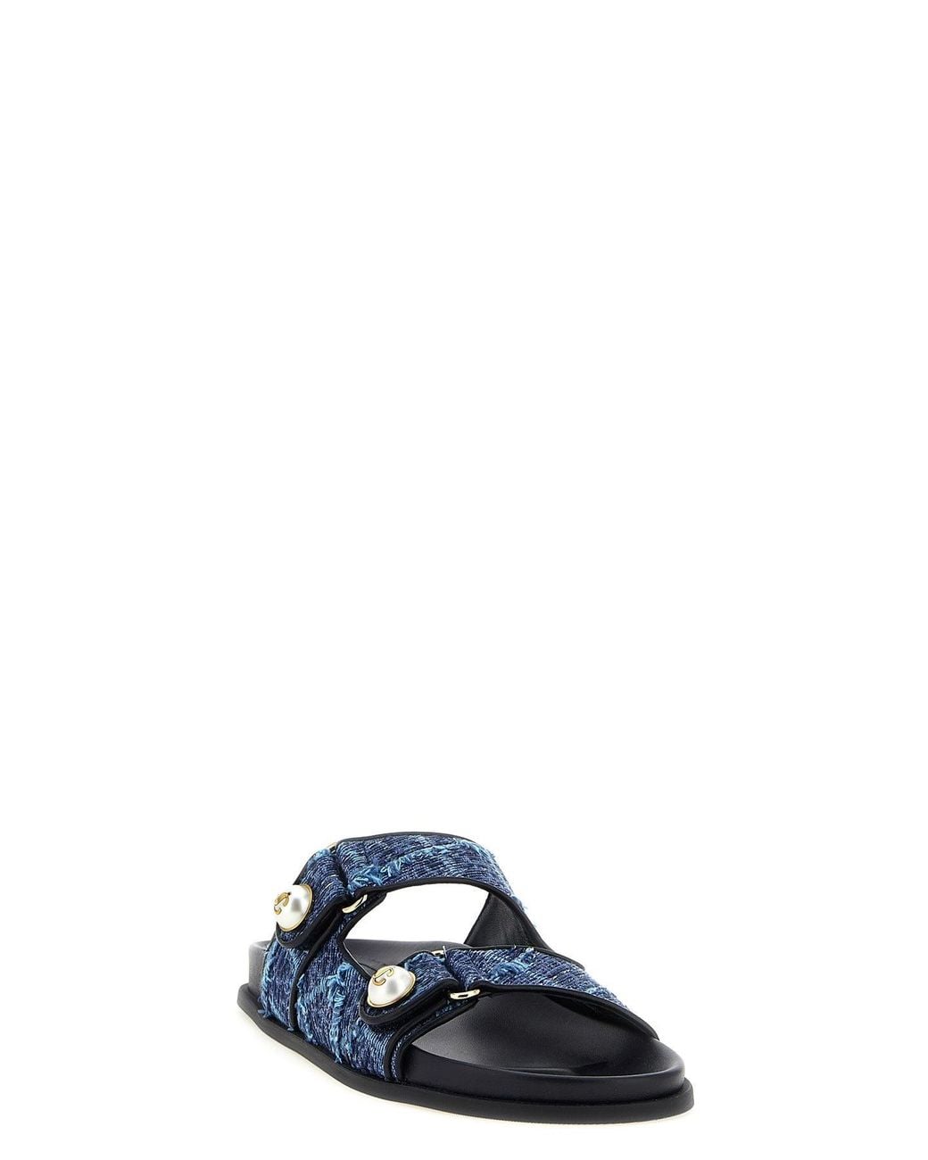 Jimmy Choo Black 'Fayence' Sandals
