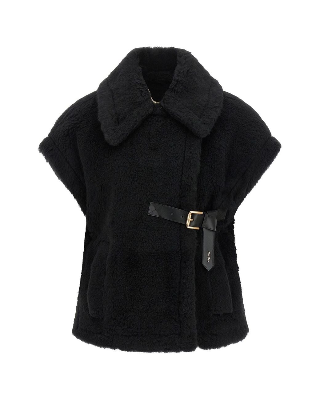 Max Mara Black 'New Abavo' Cape