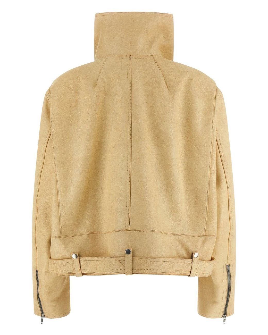 Rick Owens Natural Funnel Collar Jacket