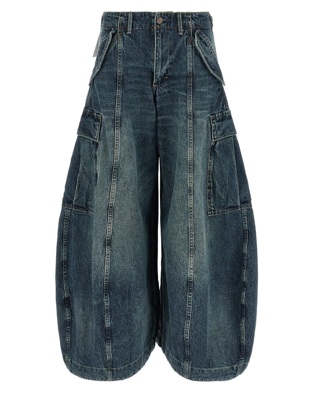 R13 Blue 'Siouxsie Field Cargo' Jeans