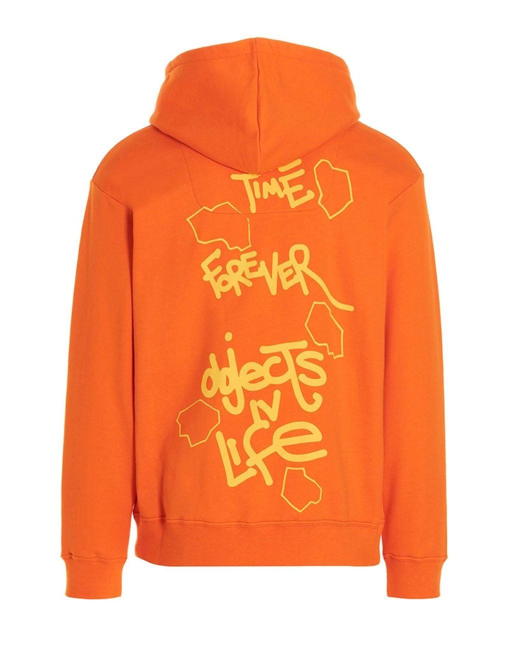Objects IV Life Orange Hoodie 'Continuity Print Hoody' for men