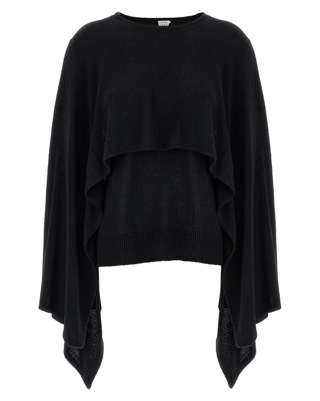 Totême Black Pullover "Cape"
