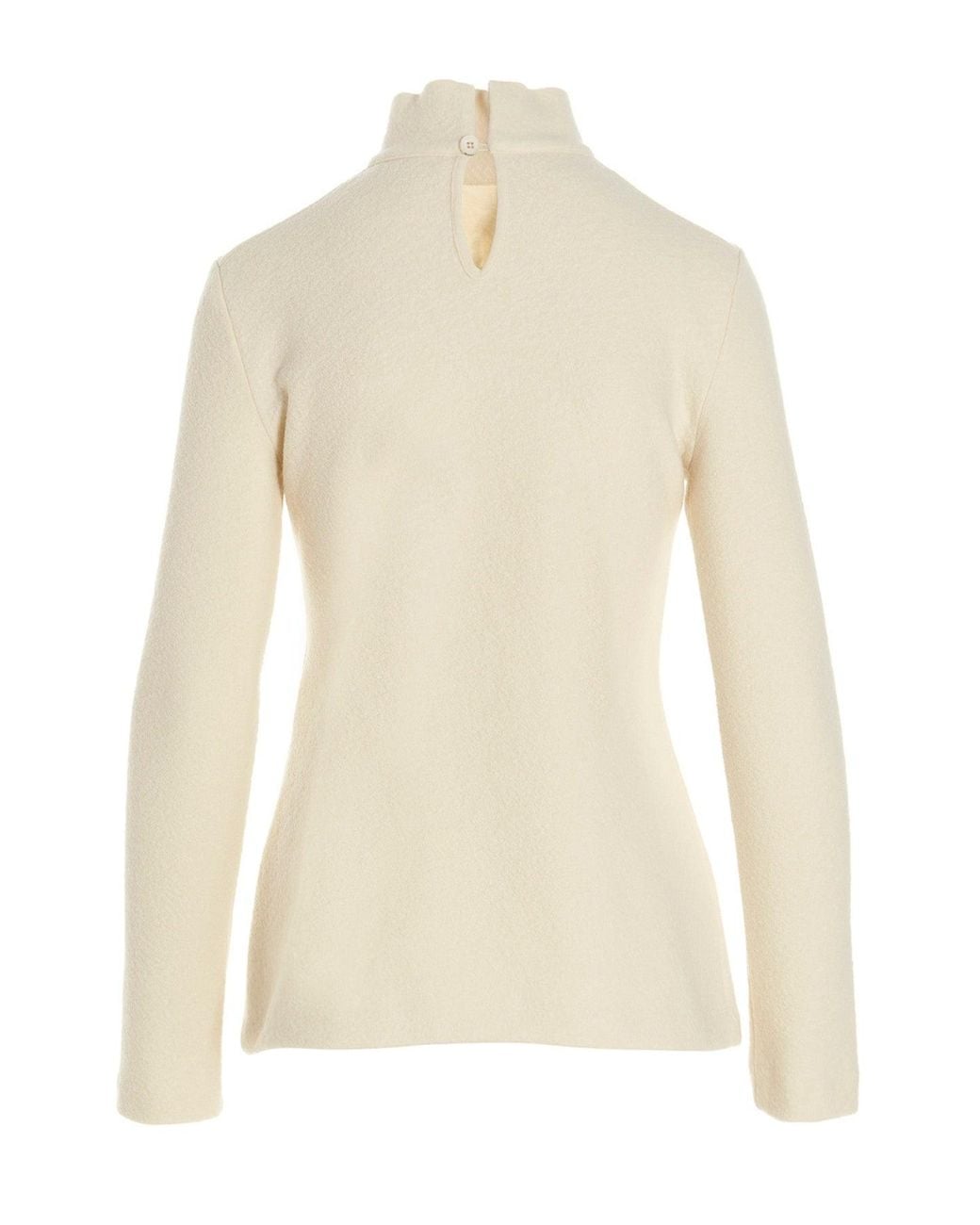 Jil Sander White Pullover