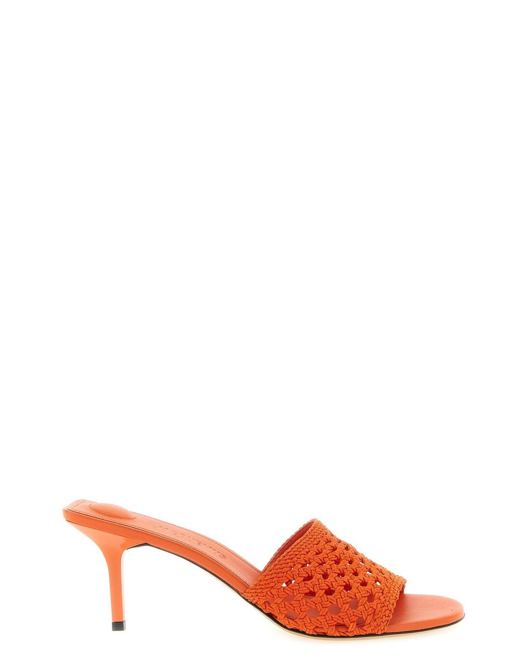 Jacquemus Red 'les Mules Cubisto' Sandals