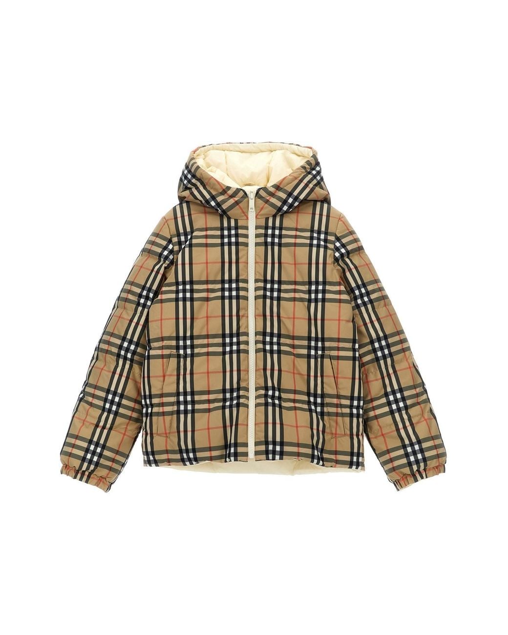 Burberry Natural 'jesse' Reversible Down Jacket