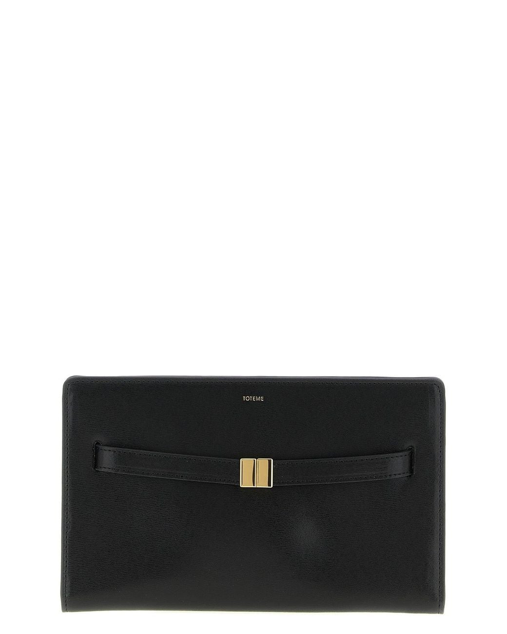 Totême Black Crossbody Bag With Belt Detail