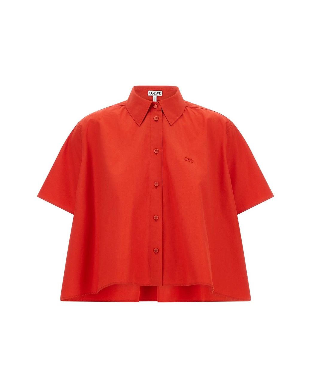 Loewe Red Trapeze Shirt