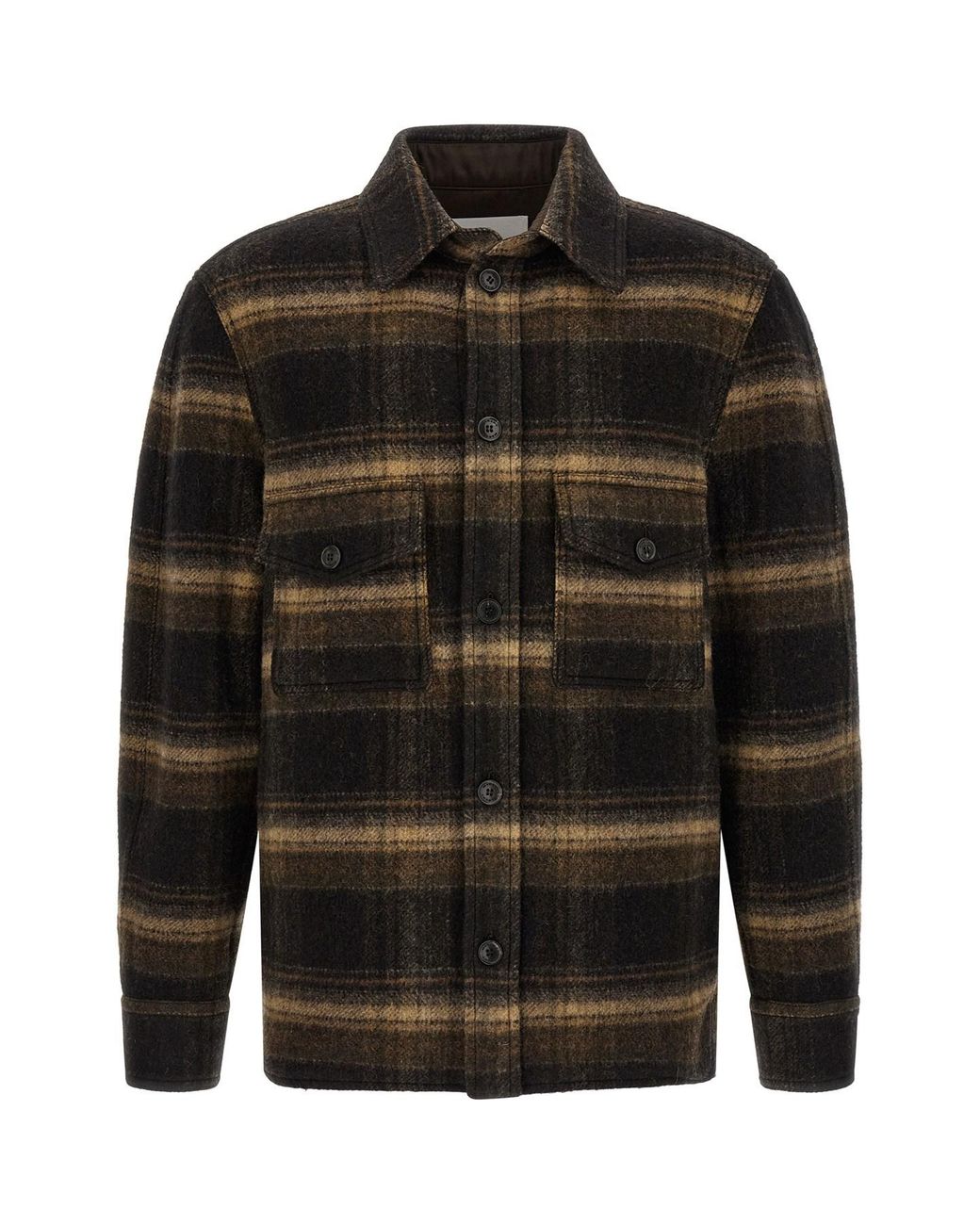 Isabel Marant Black 'kervon' Wool Overshirt for men