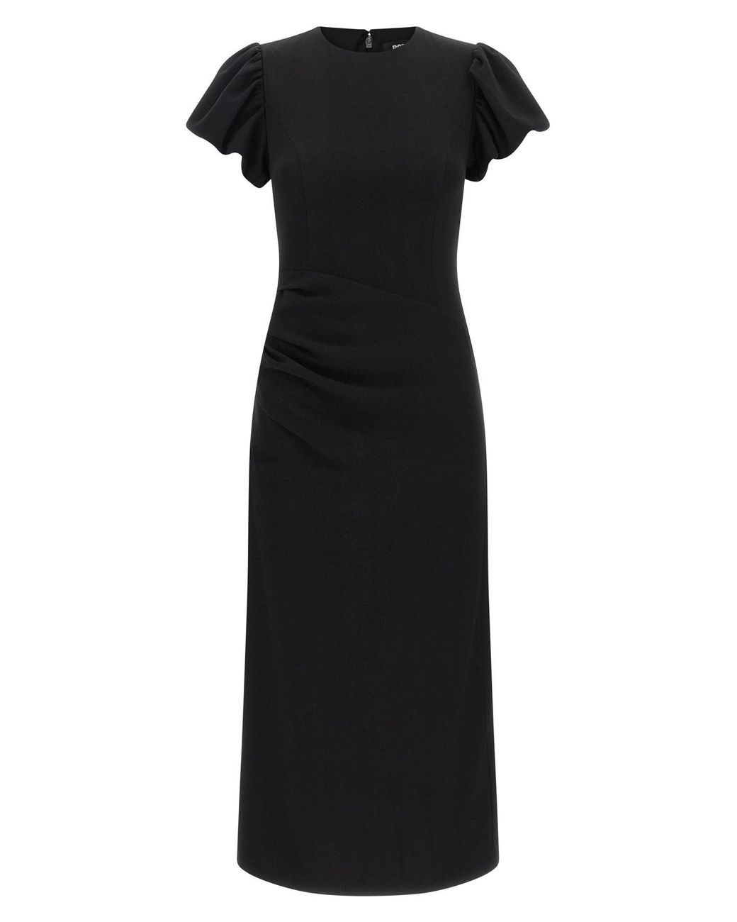 ROTATE BIRGER CHRISTENSEN Black Rotate Birger Christensen Puff Sleeve Dress