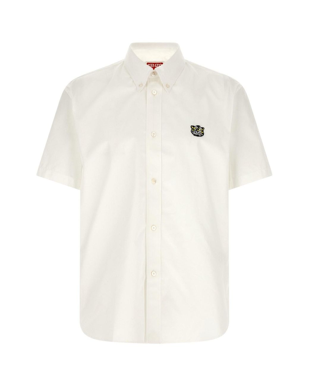 KENZO White 'wild Tiger Crest' Shirt for men
