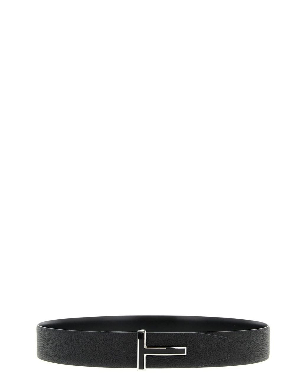 Tom Ford Black Reversible Belt for men