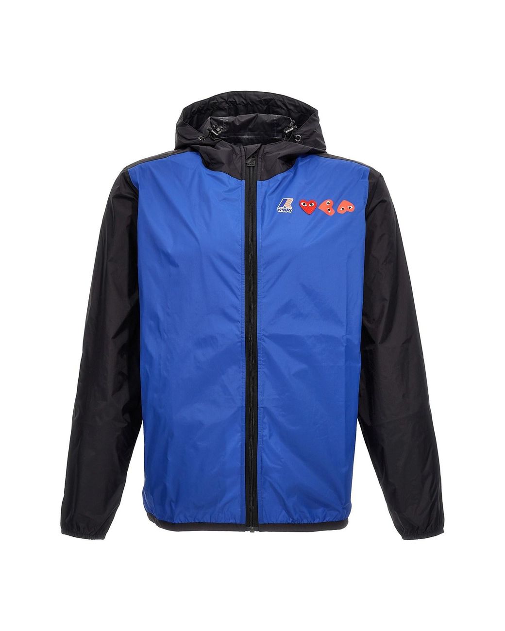 COMME DES GARÇONS PLAY Blue Comme Des Garçons Play X K-way Jacket for men