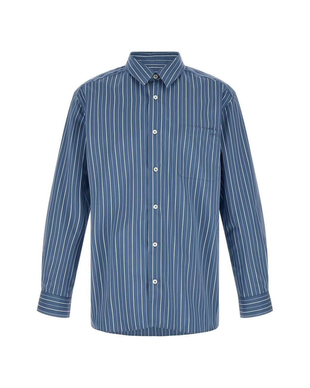 A.P.C. Blue 'malo' Shirt for men