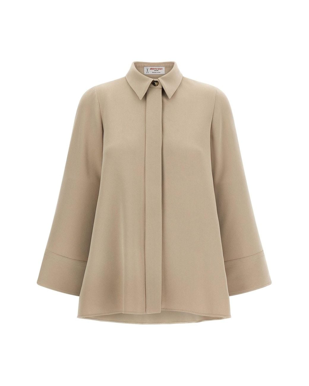 Alberto Biani Natural 3/4 Sleeve Shirt