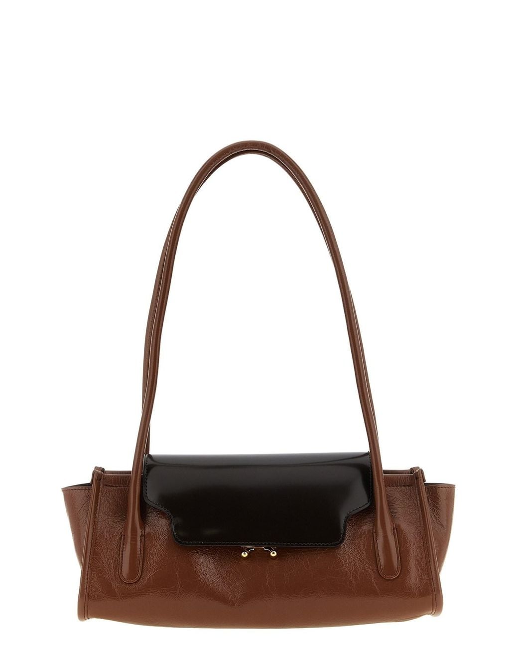 Marni White 'Trunkette' Shoulder Bag