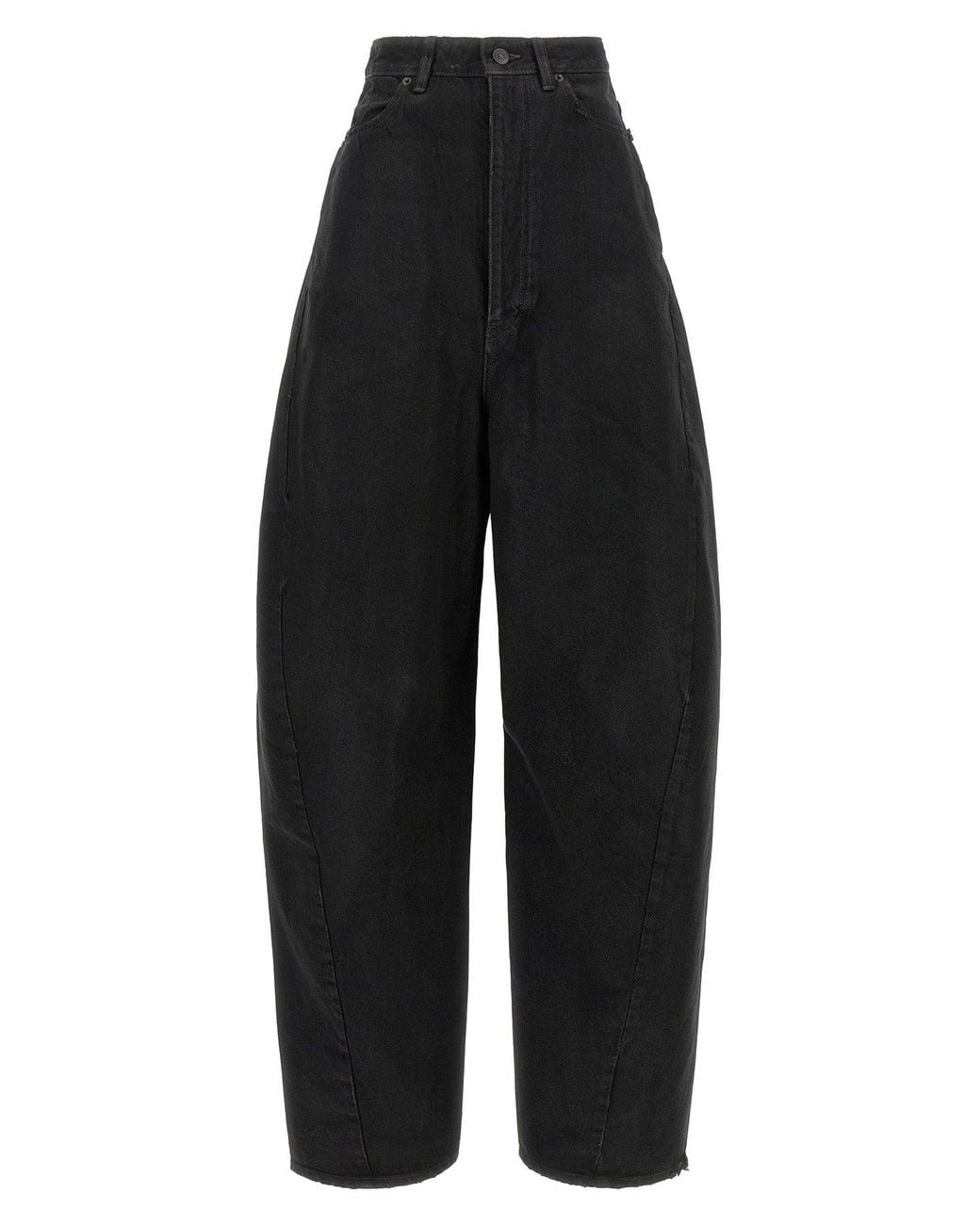 Balenciaga Black Barrel Leg Jeans