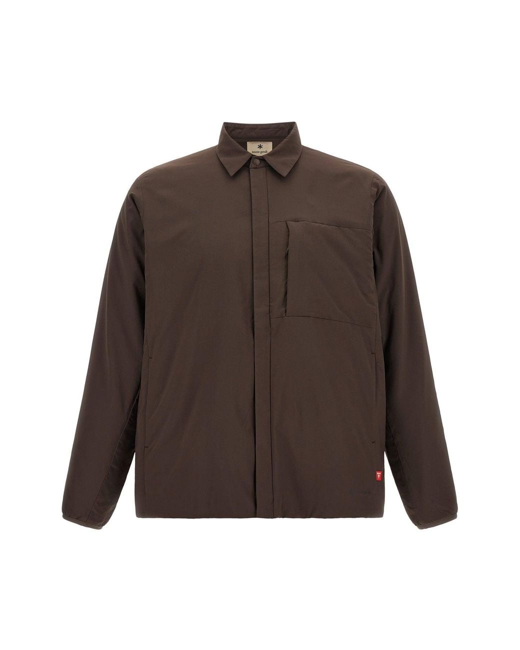 Snow Peak Brown 'Flexible Insulated' Overshirt for men