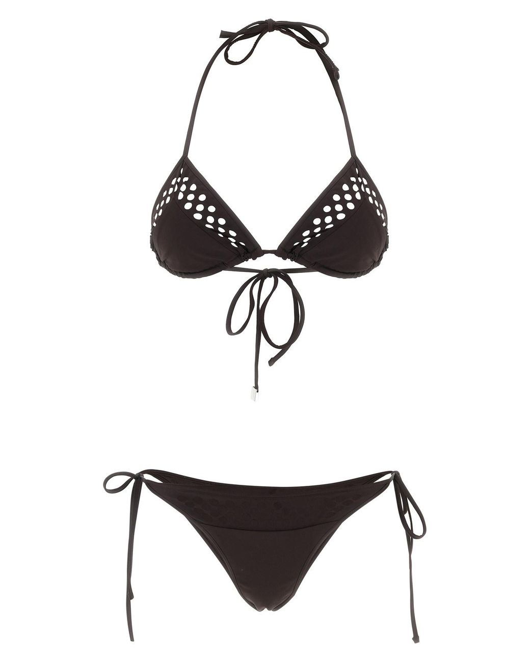 The Attico Black Polyamide Bikini Clothing