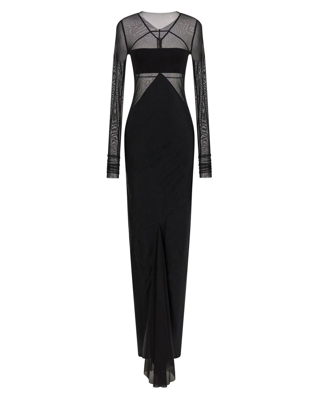Rick Owens Black Combo Gown