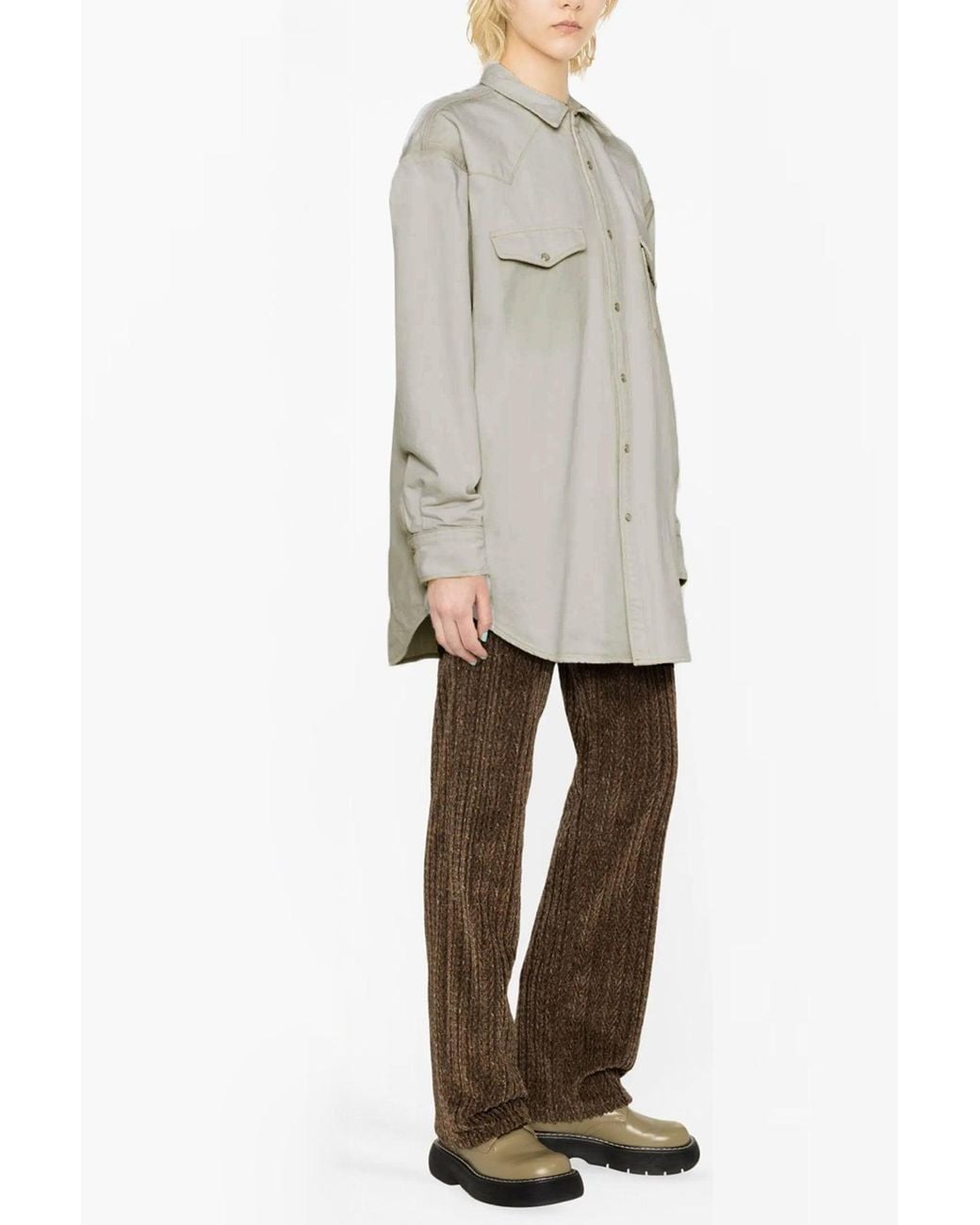 Maison Margiela Gray Overshirt 'Overshirt