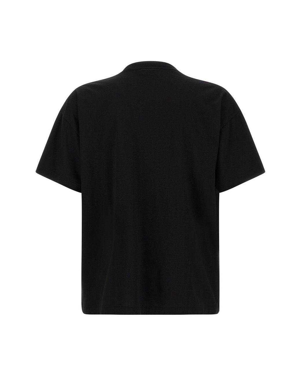 Gucci Black Interlocking Gg Crest Embroidered T-Shirt for men