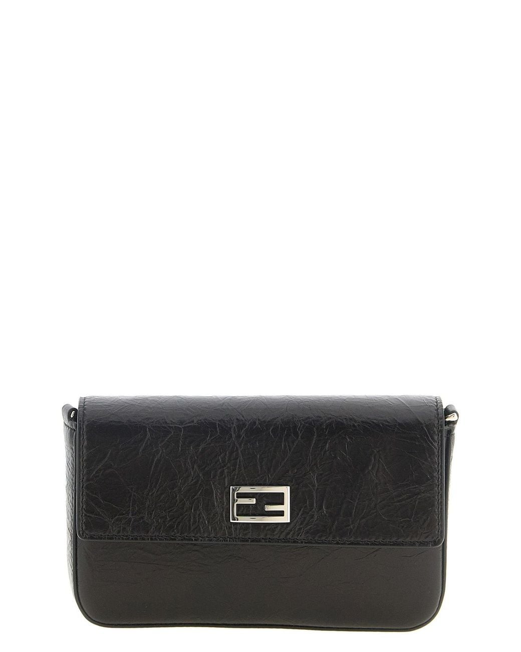 Fendi Black 'Tube' Wallet On Chain