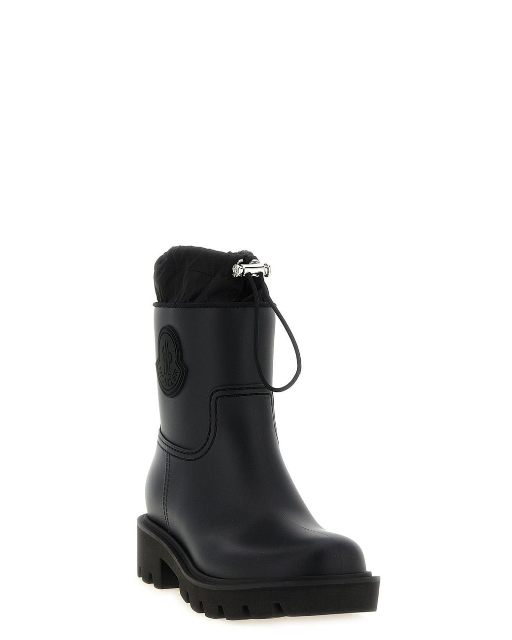 Moncler Black 'Kickstream' Rain Boots