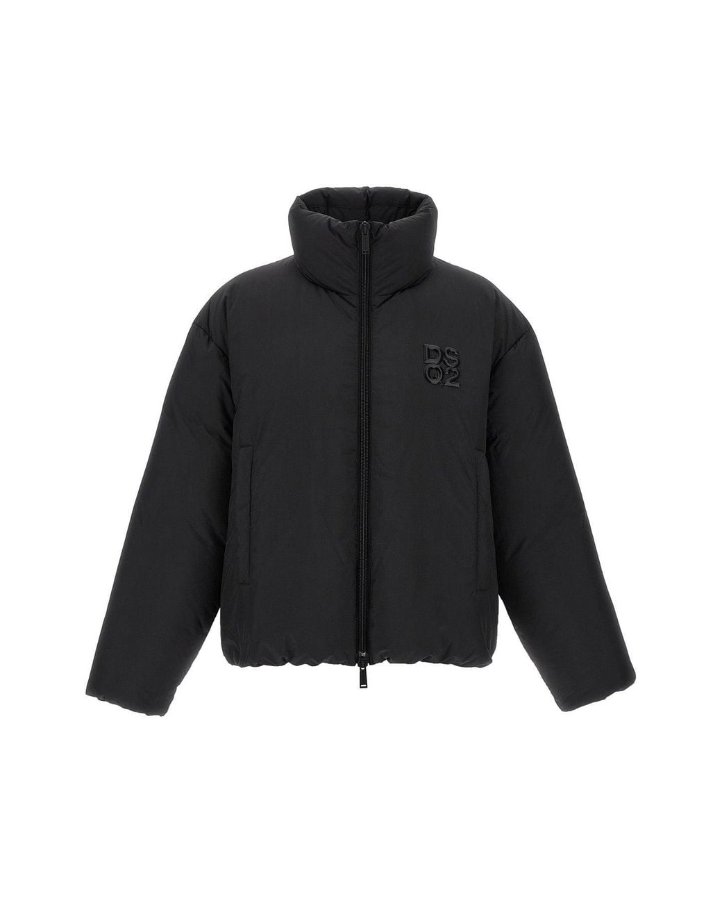 DSquared² Black 'Ball Nylon Puffer' Jacket for men