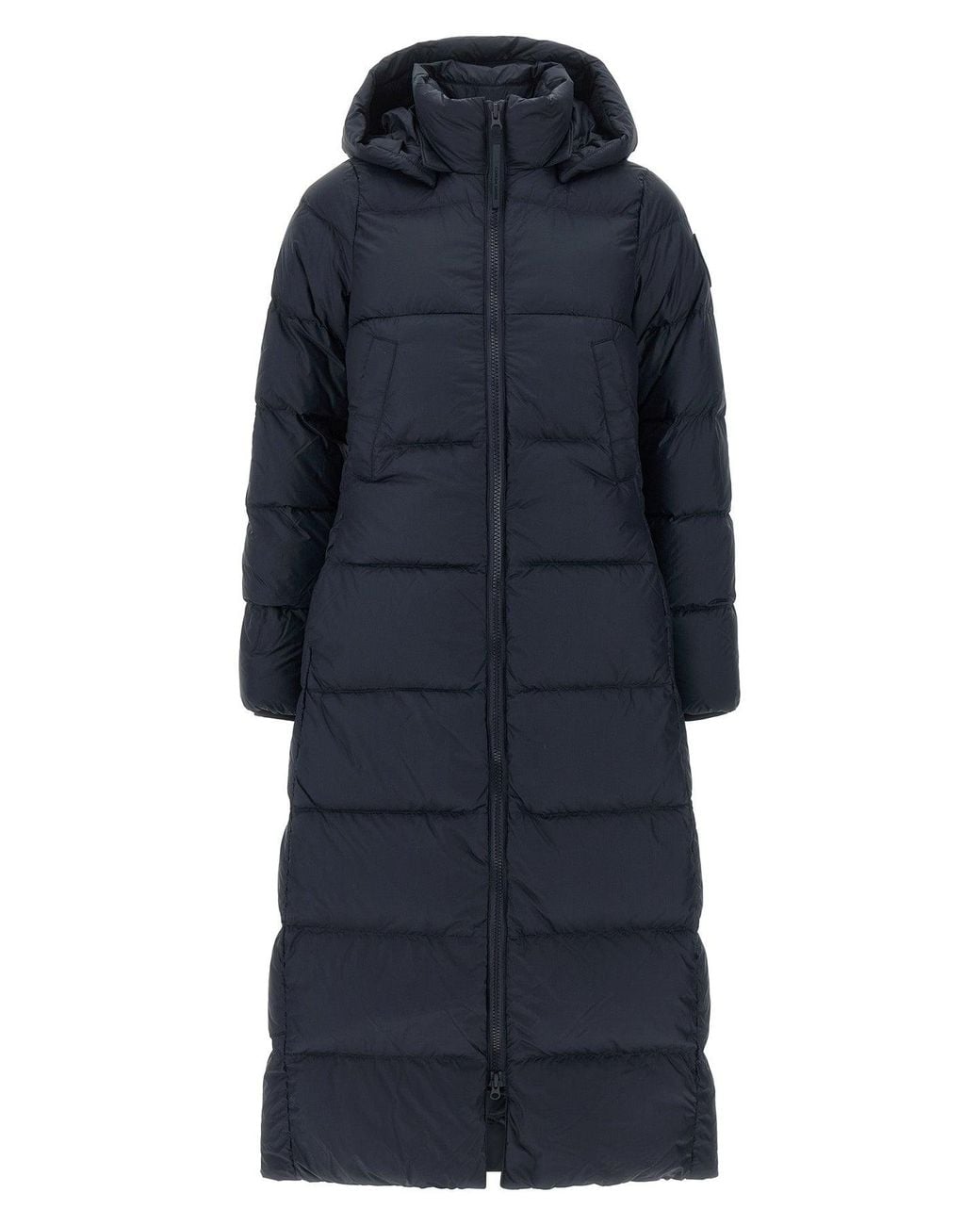 Canada Goose Blue 'Mystique' Long Down Puffer Coat