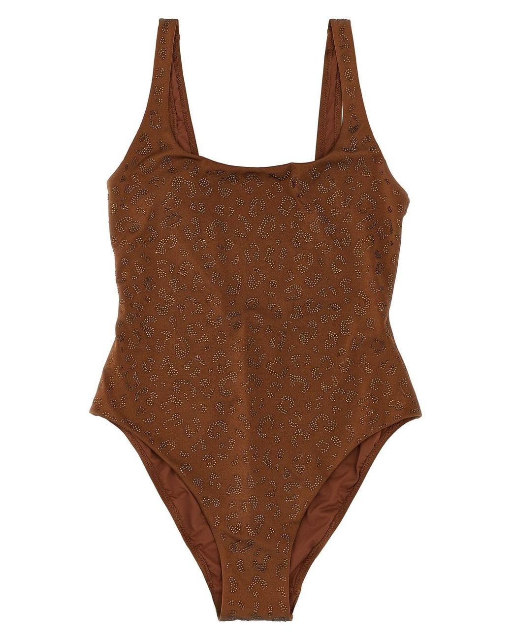 Mc2 Saint Barth Brown 'Lora' One-Piece Swimsuit