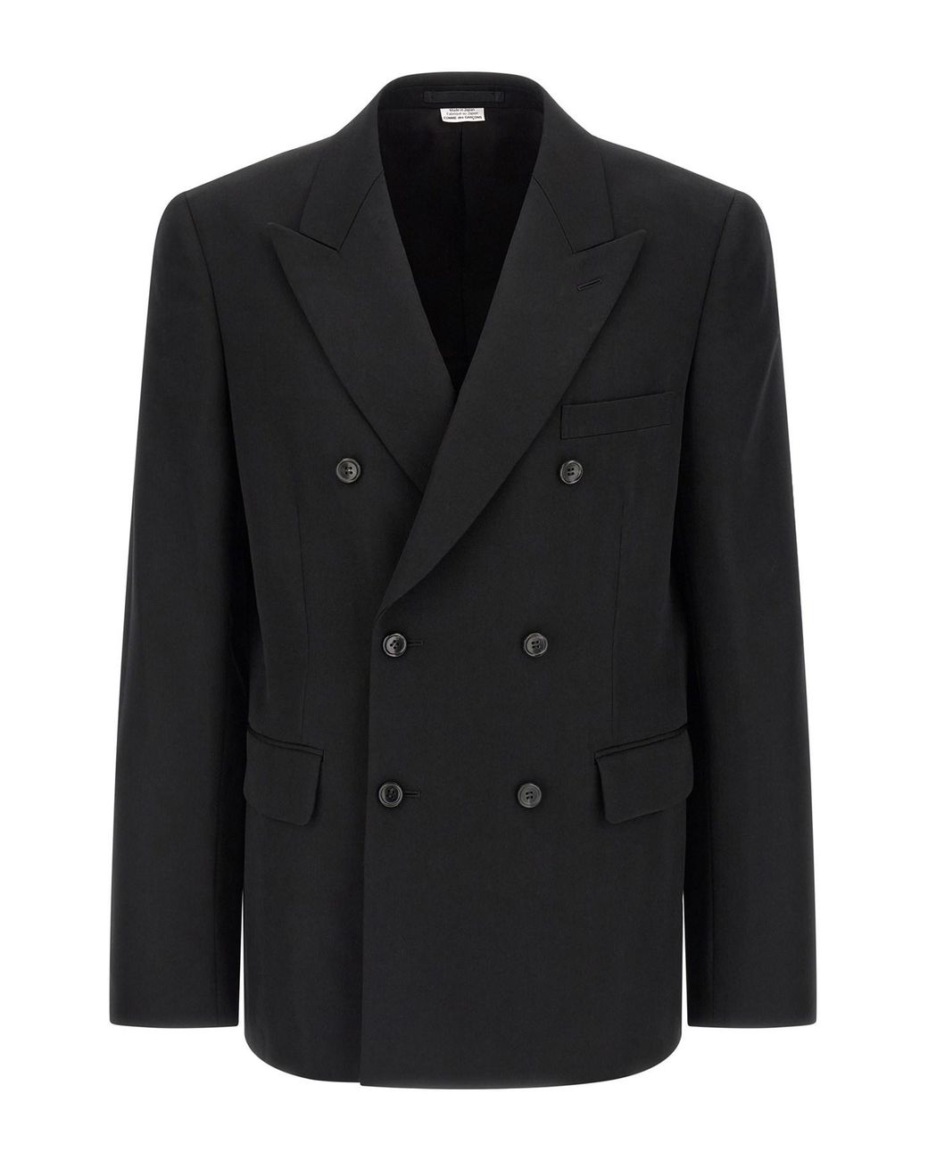 Comme des Garçons Black Double-breasted Blazer for men