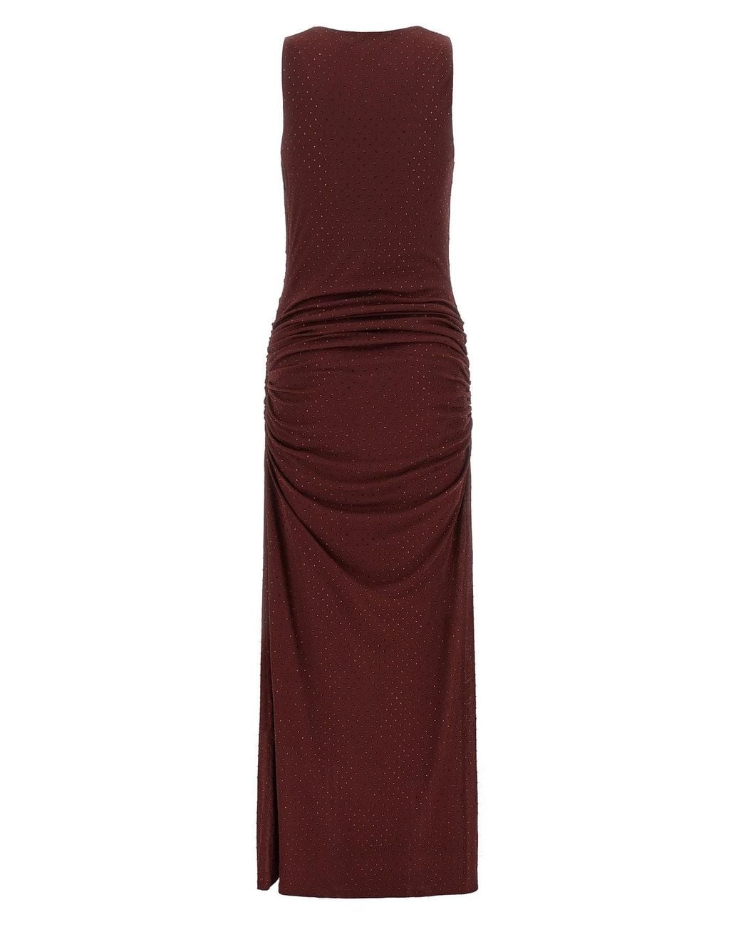 ROTATE BIRGER CHRISTENSEN Purple Maxi Halterneck Dress
