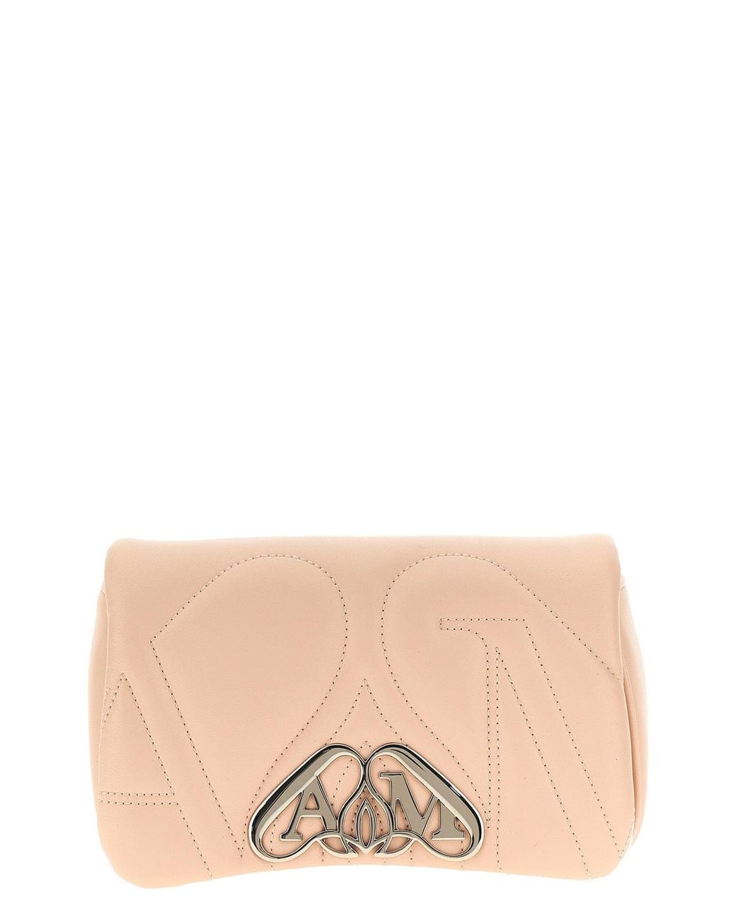 McQueen Natural Crossbody Bag 'The Mini Seal'