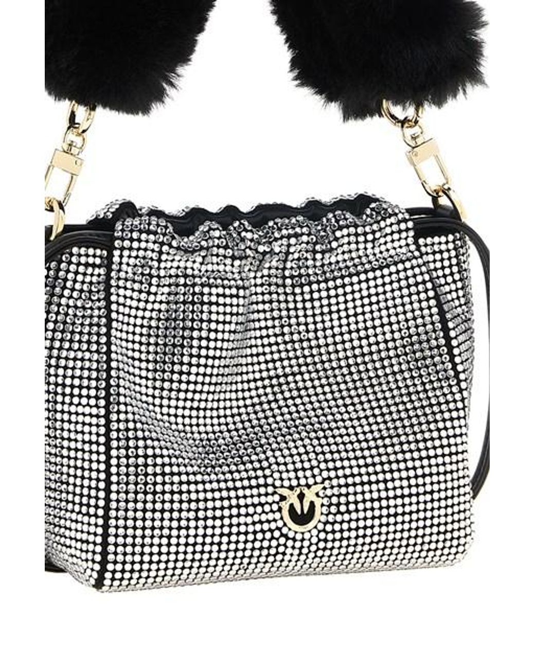 Secchiello Strass di Pinko in Gray