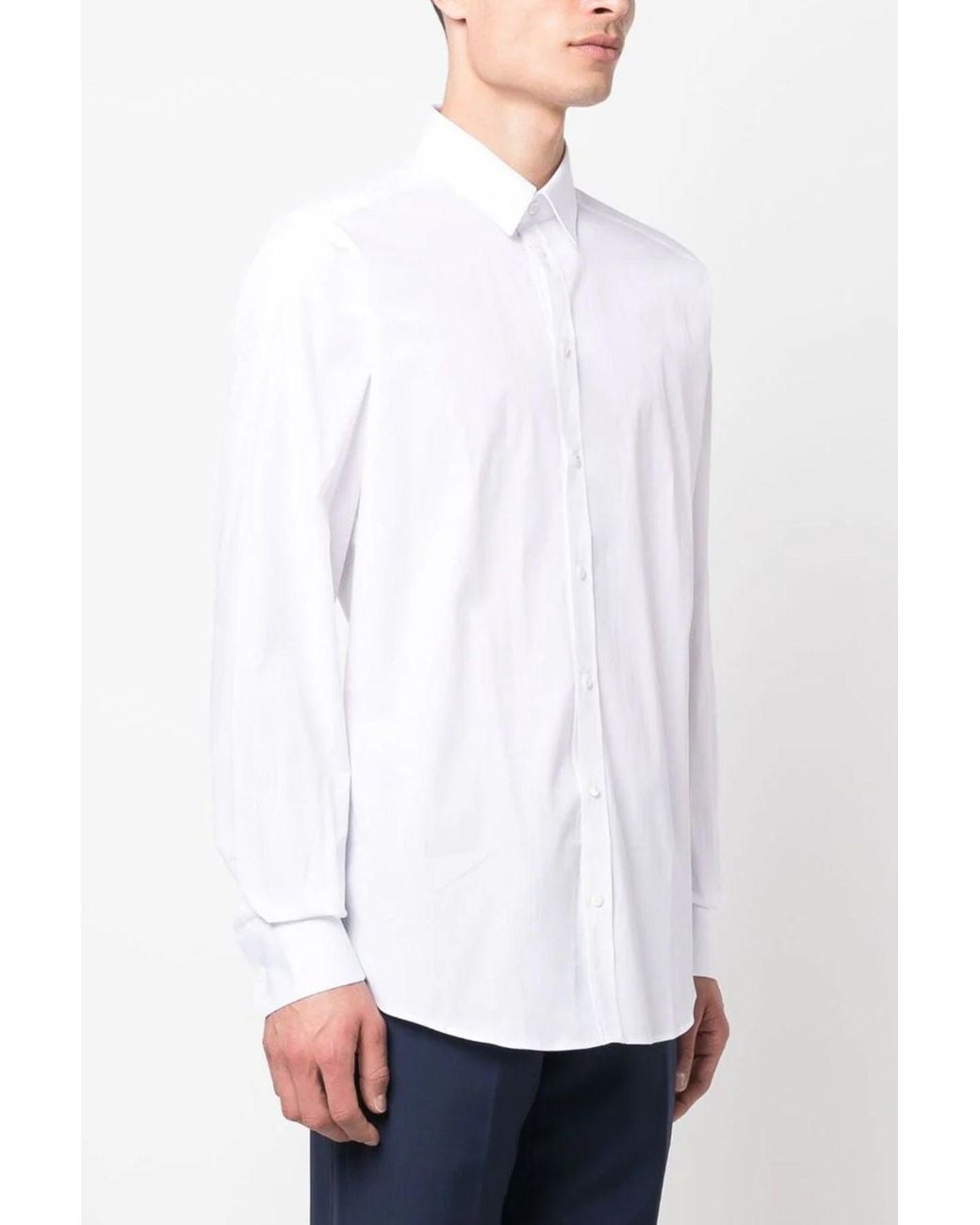 Dolce & Gabbana White Camicia 'Dg Essential' for men