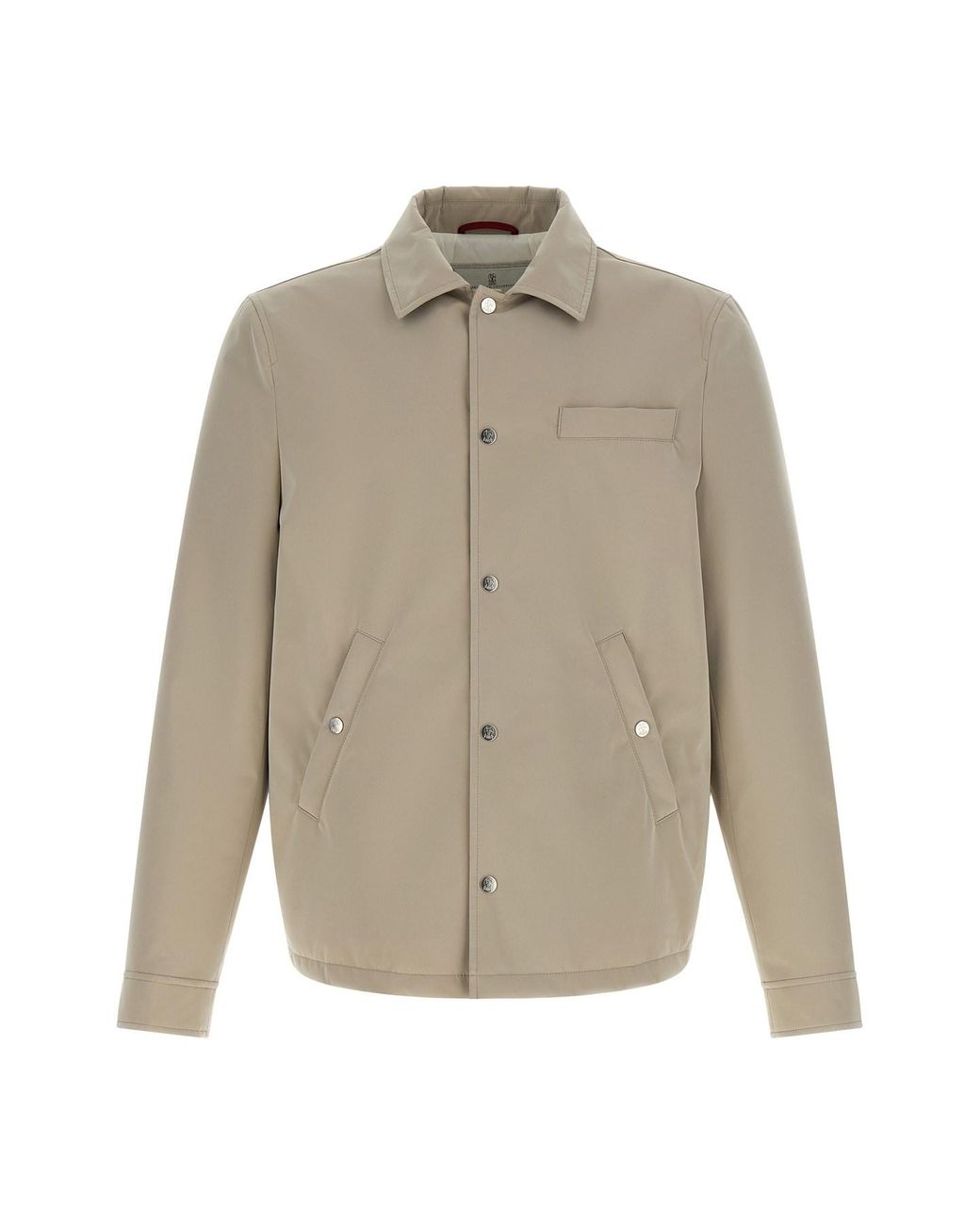 Brunello Cucinelli Natural Nylon Jacket for men